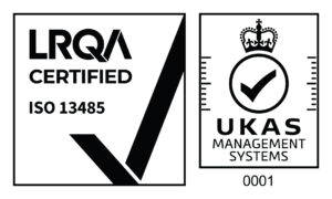 Πιστοποίηση LRQA ISO 13485 με διαπίστευση ukas b